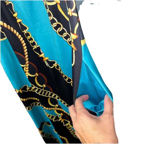 NWOT Womens Loose Sundress Casual Off Shoulder Beach Maxi Back V Neck - Picture 7 of 7